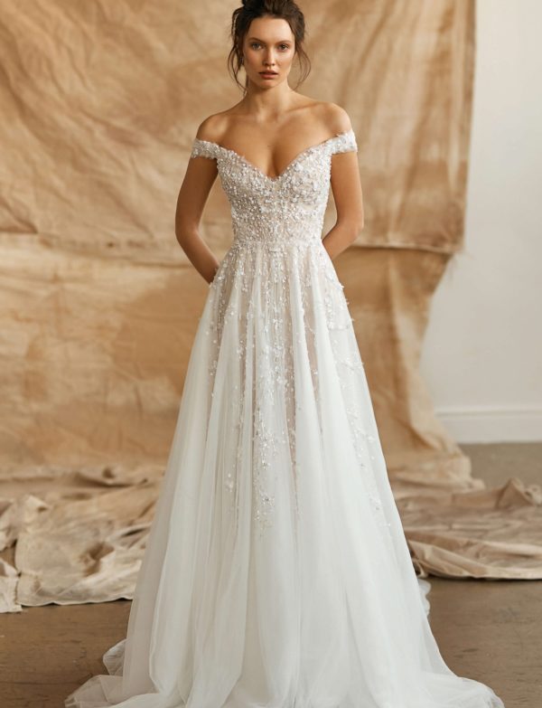 Plus Size 7 Sequin Evening Dress with Side Split